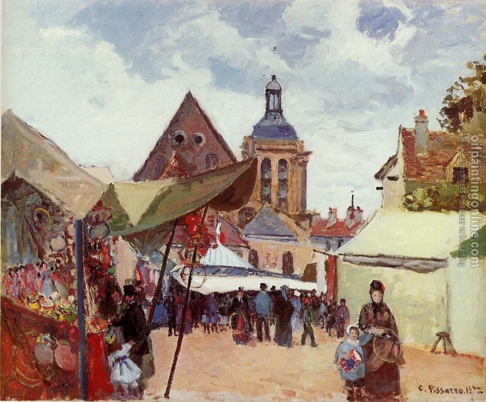 Pissarro, Camille - September Celebration, Pontoise